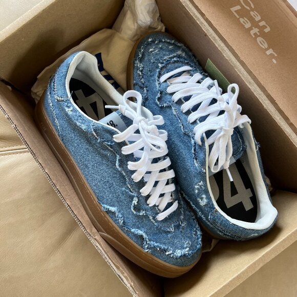 P448 Shoes - P448 Bali Denim Sneakers